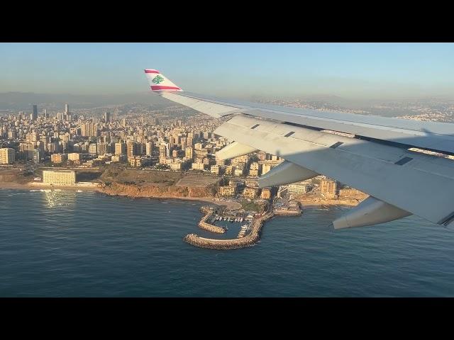 Middle East Airlines (MEA) A330 Landing in Beirut (May 2024)