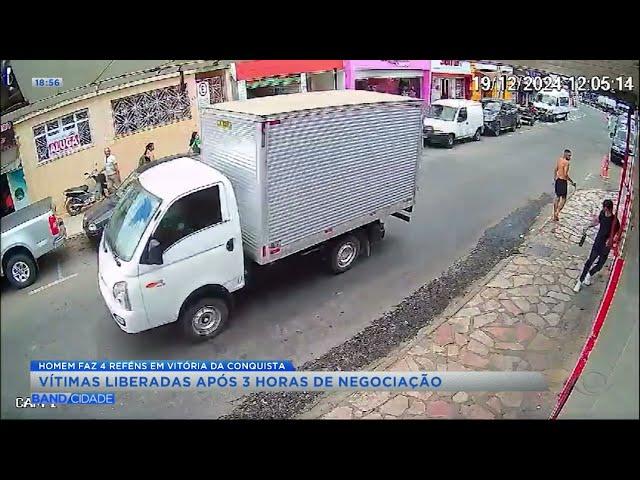 Homem faz quatro reféns em Vitória da Conquista - Band Cidade