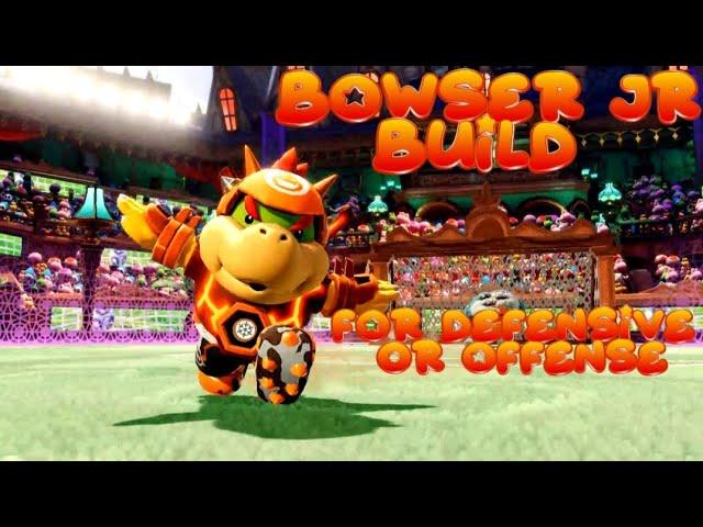 Great Bowser Jr Build to Win Games! | Mario Strikers Battle League