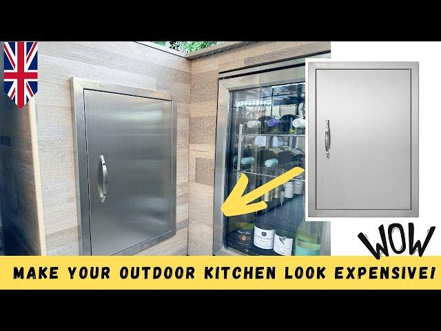 Make Your Outdoor Kitchen Look MORE Expensive With These Doors - PART NINE - BUDGET DIY HACK