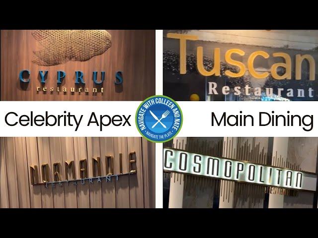 Celebrity Apex - Is the main dining any good?