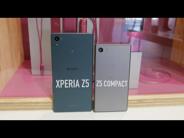 Sony Xperia Z5 and Z5 Compact Hands On and Impressions!