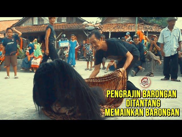 Tantangan Pengrajin Barongan Senior Pak Djajuk Main Barongan - Saminisme Channel