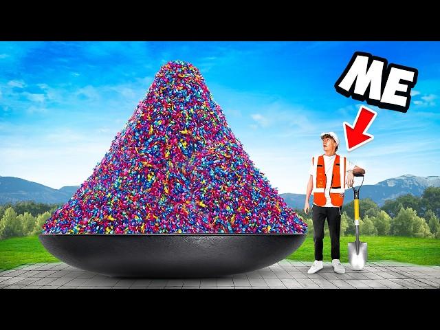 I Made the Largest Halloween Candy Bowl in History!