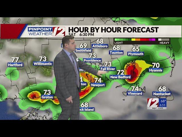 WPRI 12 Weather Forecast 6/22/24: Showers/Storms, Some Strong Later Today