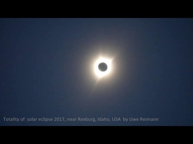 Totality of the solar eclipse 2017 USA