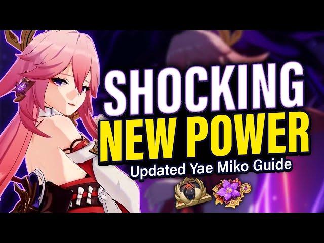 Updated YAE MIKO FULL GUIDE: Dendro Buffs, BEST Artifact & Weapon Builds, Team Comps | Genshin 3.2