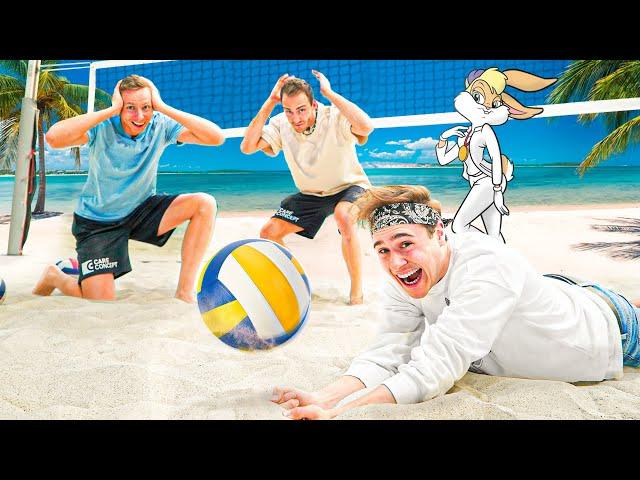 Fabian probiert Volleyball | Der Olympia-Check mit Clemens Wickler, Nils Ehlers und den Looney Tunes