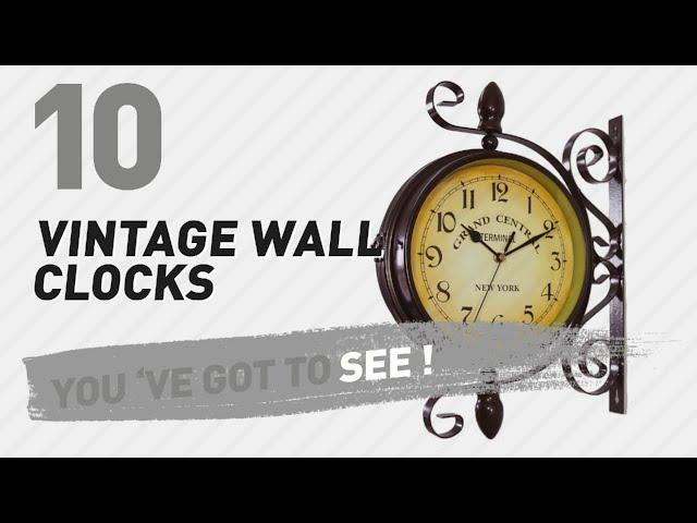 Vintage Wall Clocks // New & Popular 2017