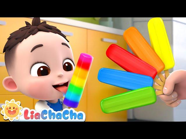 Making Ice Pops Song | EP79 | Colorful Ice Pops for Kids | LiaChaCha Kids Songs & Nursery Rhymes