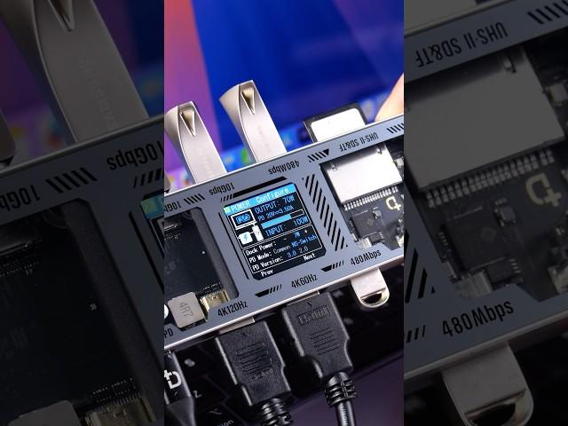 No more adapter headaches! The Dockcase Explorer brings 10 ports in one stylish package! #techhacks