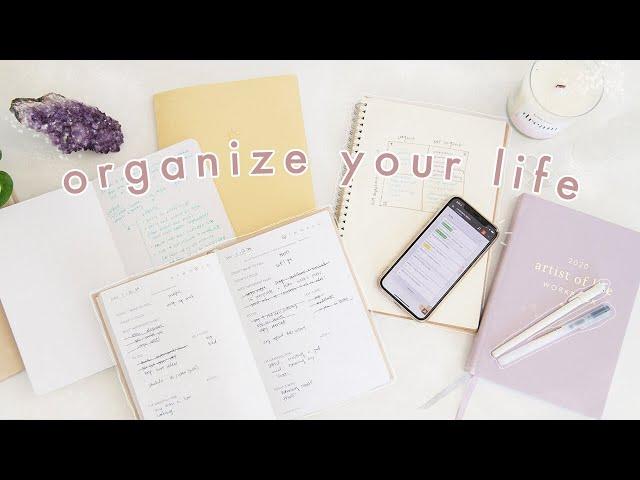 How to Be More Organized & Productive | 10 Habits for Life Organization