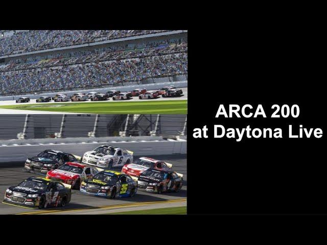 2025 ARCA Ride the 'Dente 200 at Daytona Live Commentary