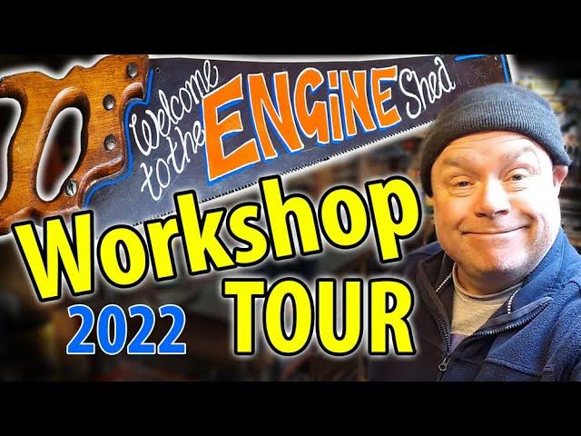 The Engine Shed Workshop Tour NEW 2022 Version #shoptour