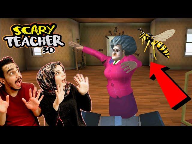 ARILAR SALDIRDI! | SCARY TEACHER 3D OYNUYORUZ!