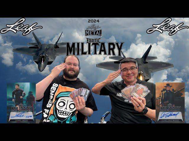 🪖2024 Leaf Metal Exotic Military Preview with Chris & Matt🪖