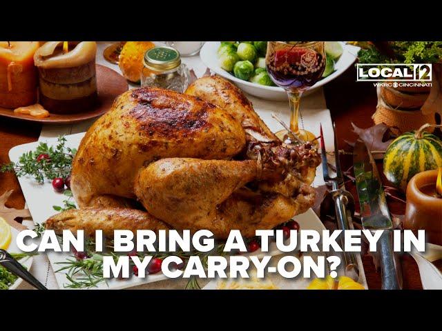 'Can I bring a turkey?' TSA shares guide for traveling with Thanksgiving foods