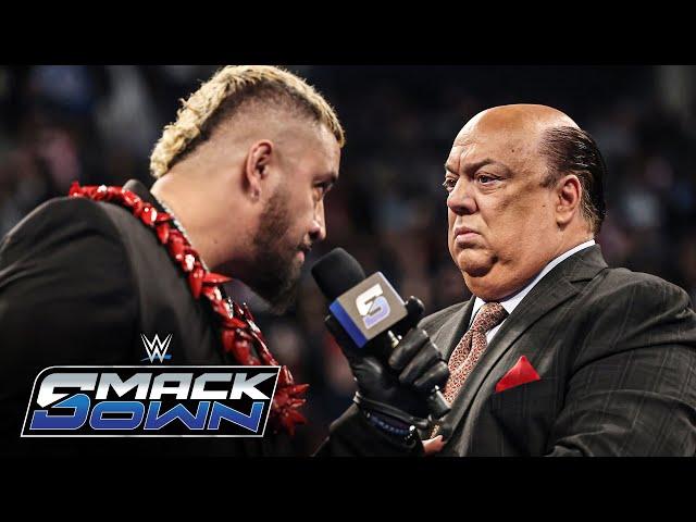 Solo Sikoa to Paul Heyman: “Hold the Ula Fala during Tribal Combat”: SmackDown, Jan. 3, 2025