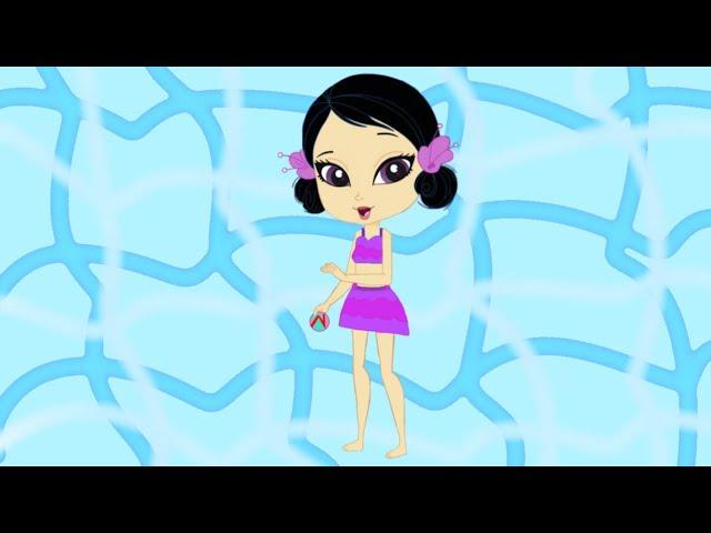 Mi versión de un hipotético traje de baño en Youngmee Song paralela de Littlest Pet Shop (2012)