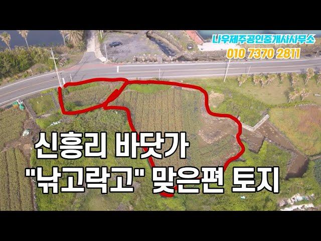 (물건변경)제주도 제주시 조천읍 신흥리 토지 | 낚고락고 맞은편 | 나우제주공인중개사[토지, 주택, 타운하우스, 건물, 펜션, 매매 임대]