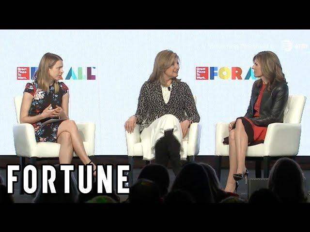 Arianna Huffington and Jennifer Morgan Speak at Great Place To Work SummitI Fortune