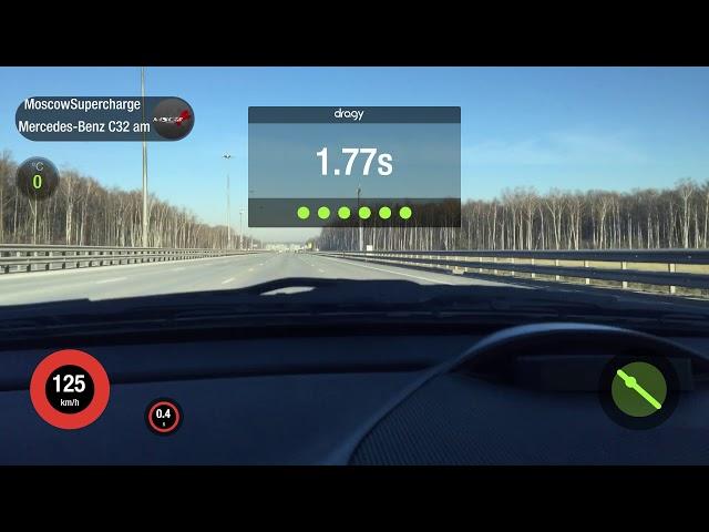 C32 AMG Moscow Supercharge St.2+ 100-200 run
