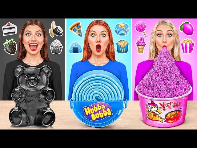 Food of The Same Colors Challenge | Funny Food Challenges by Multi DO