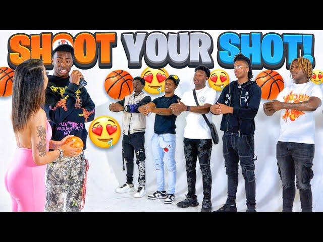 SHOOT YOUR SHOT ! 7 GIRLS VS 7 BOYS!!!