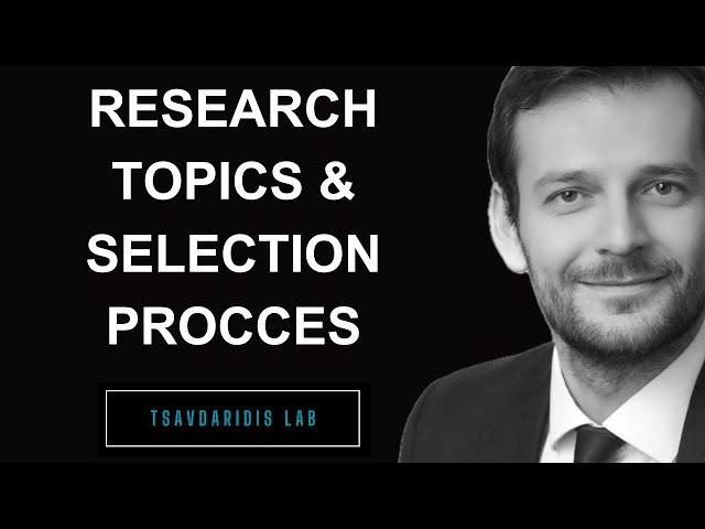 How to choose Research Discipline area and find a select the best topic for you  | E5