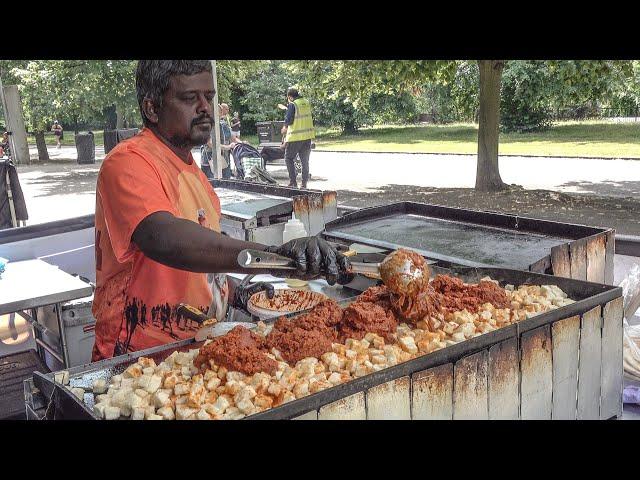 Sri Lankan Roti. Amazing Way of Cooking. London Street Food