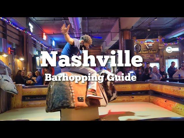 Nashville Bar Hopping Guide for an Epic Night Out