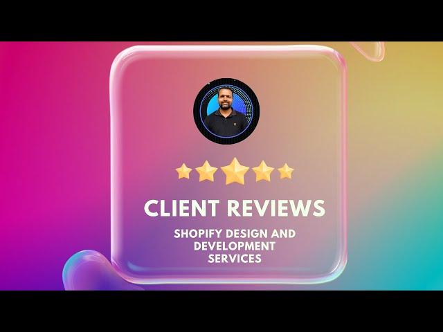 Clients review related to Shopify Store Design and Development Services