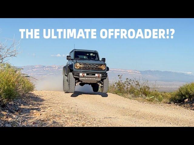 Taking the Bronco Raptor to the Desert! 70+MPH!