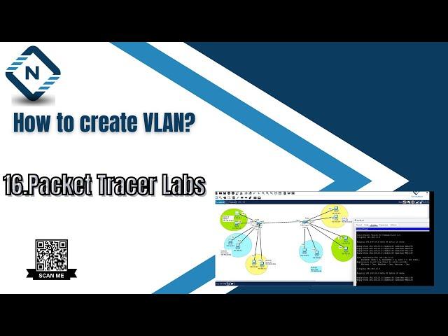 16.How to create VLAN step by step  | Packet Tracer | CCNA