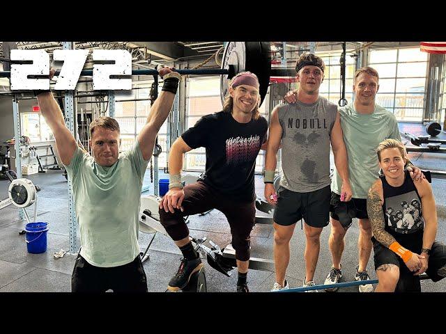 MAX REP CLEAN AND JERKS in remaining time | TTT THROWDOWN 272