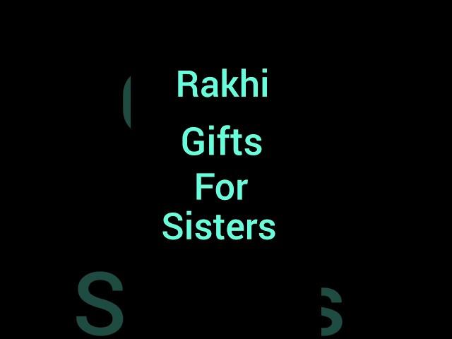 Top 5 rakhi gifts for sister || Raksha Bandhan gifts for sister #rakhi #shorts #viral