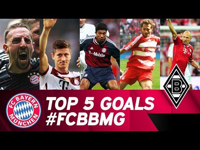 Top 5 Goals vs. Borussia Mönchengladbach: Lewy's Cheeky Lob! | #FCBBMG