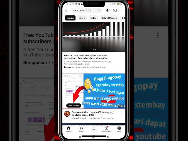 Cara cepat 3 hari dapat 4000 jam tayang YouTube update 2025