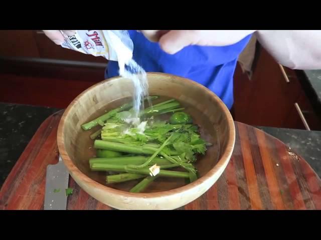 Quick And Easy Way To Wash Fruits and Veggies