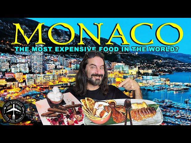 I ATE THE MOST EXPENSIVE FOOD IN MONACO! Monaco and French Riviera Food Tour!