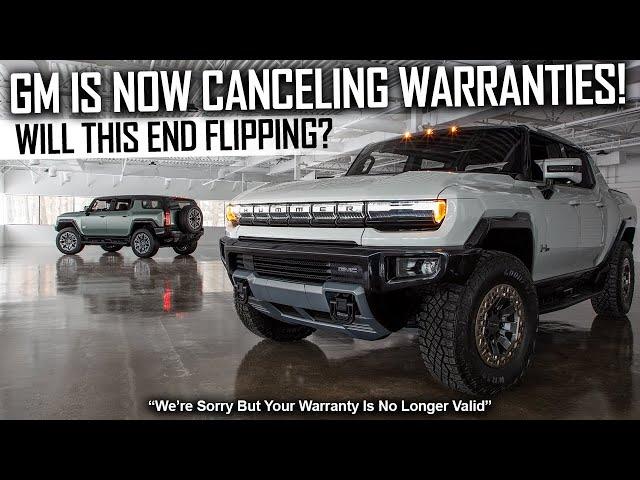 General Motors Now CANCELING Warranties To Stop Flippers & Resellers!