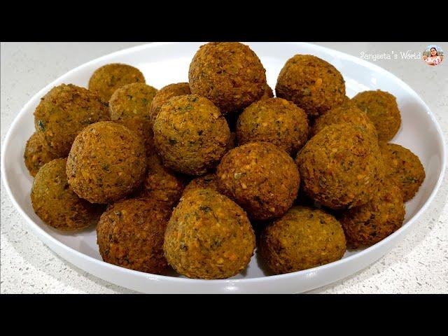 Crispy Homemade 100% Perfect Falafel Recipe • फलाफल रेसिपी • Sangeeta's World