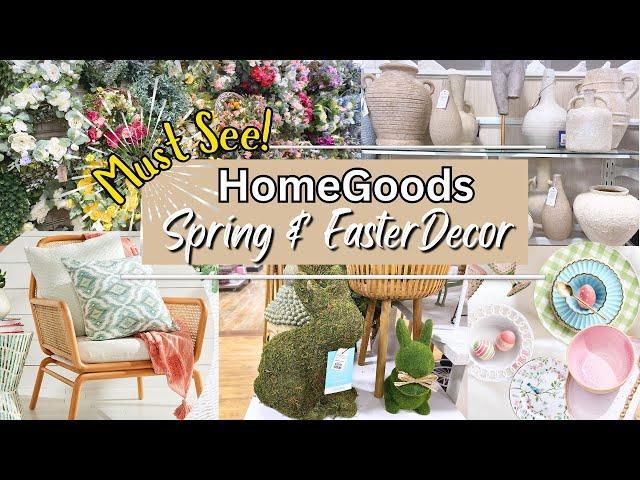 High-end HomeGoods Spring & Easter Decor 2025 | Spring Shop with Me