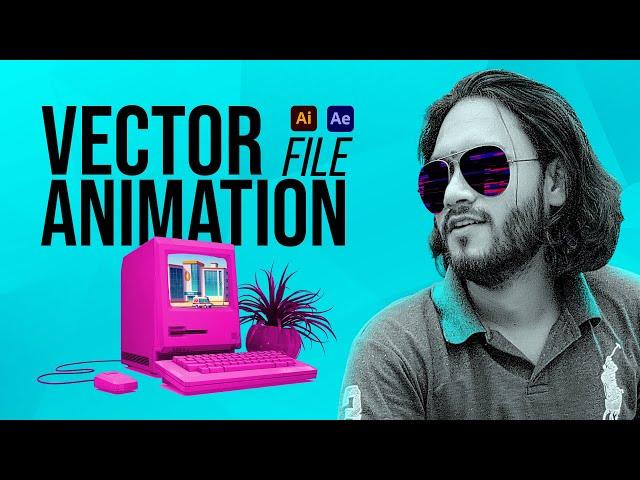 Vector file animation in after effects for beginners tutorial in Hindi | best motion graphics 2022