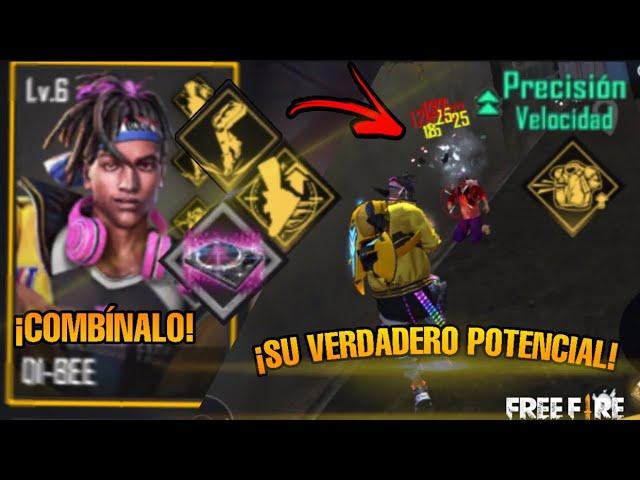  ¡EL VERDADERO POTENCIAL DE DI BEE!  //  ¡MEJOR SKILL PARA RUSHEROS!  // FREE FIRE 