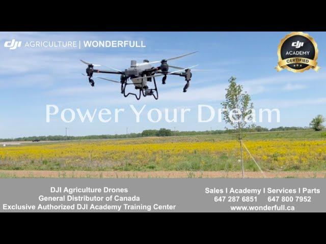 Power your dream with the  DJI Agras T50 | Wonderfull Inc. Canada