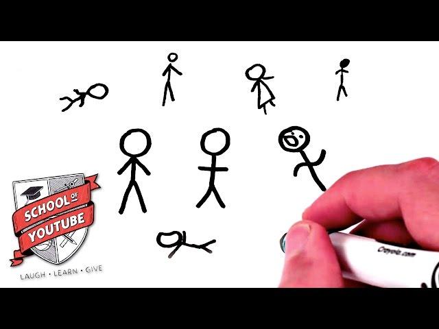 How to Draw a Stick Figure (School of Youtube)