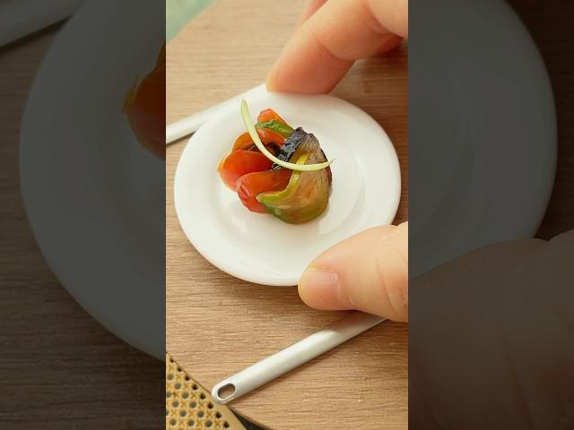 라따뚜이 미니어처요리 How to make a Ratatouille #miniaturefood #Ratatouille #minikitchen