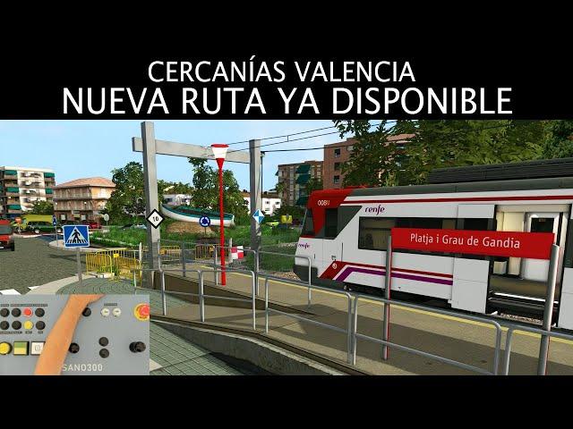 C1 Renfe Cercanías Valencia COMPLETA | Nueva ruta para Train Simulator ya disponible para descarga