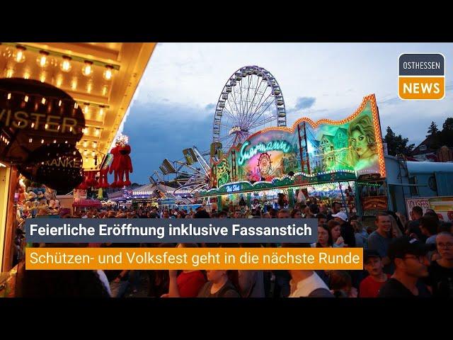 FULDA: Schützen- und Volksfest geht in die nächste Runde - Eröffnung inklusive Fassanstich